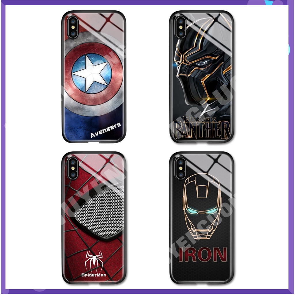 [BAO GIÁ] Ốp IPhone 6 6S 7 8 Plus X XR XS 11 Pro Max Marvel The Avengers Spiderman protective