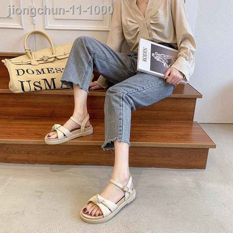 ❏⊕✇Xăng đan Nữ Mũi Tròn Đế Bệt Thời Trang | BigBuy360 - bigbuy360.vn