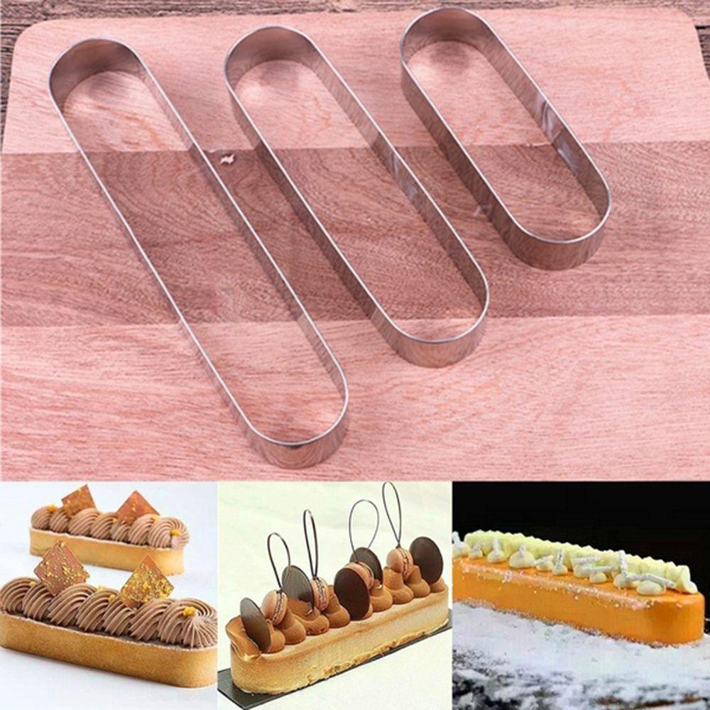 Khuôn Kim Loại Nướng Bánh Mousse Hình Oval