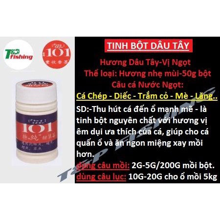 Tinh Bột Dâu Tây 101-Đài Loan(Bột)