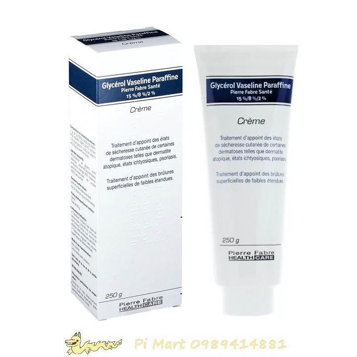 Kem nẻ GLycerol Vaseline Paraffine 250g (Dexeryl)