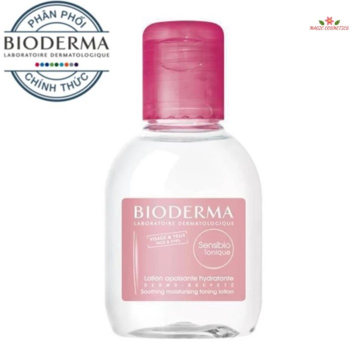 [Mã giảm giá] [30/06/2022] Nước hoa hồng dưỡng ẩm dành cho da nhạy cảm BIODERMA Sensibio Tonique 100ml