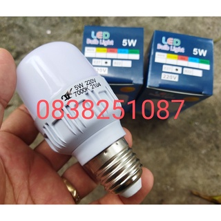 Bóng đèn led buld trụ linh phi 5w siêu tiết kiệm điện