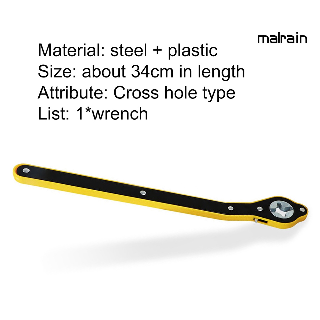 Cờ Lê Vặn Ốc Đầu Chéo Bằng Thép Chống Gỉ Tiện Lợi