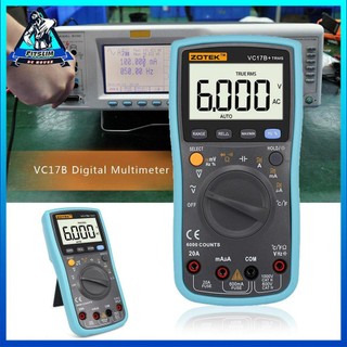Máy Đo Vạn Năng Kỹ Thuật Số Vc17B 6000 Counts Ac Dc