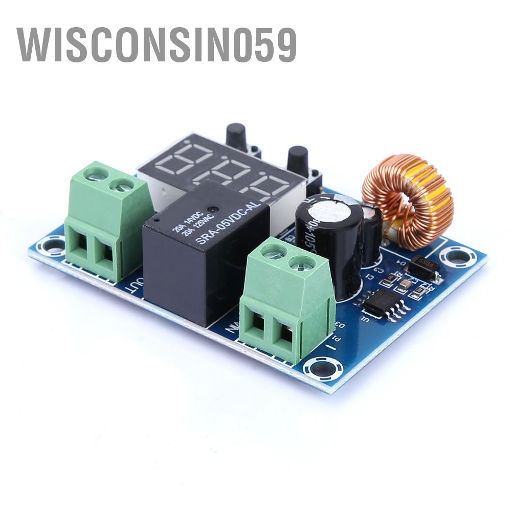 Wisconsin059 XH-M609 12-36V Màn hình kỹ thuật số DC Mô-đun bảo vệ ngắt kết nối điện áp thấp