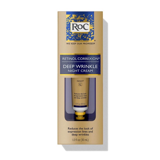 [BILL US] Kem dưỡng đêm RoC Retinol CORREXION Deep Wrinkle Night Cream
