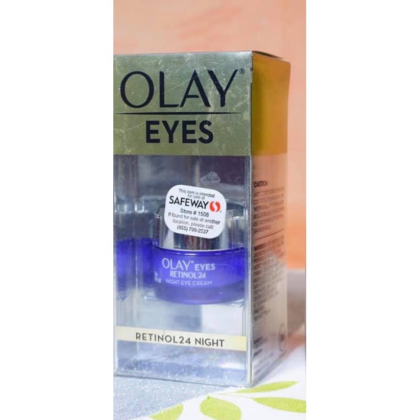 KEM DƯỠNG MẮT BAN ĐÊM OLAY RETINOL 24 NIGHT EYE CREAM 15ML CHÍNH HÃNG - 6268