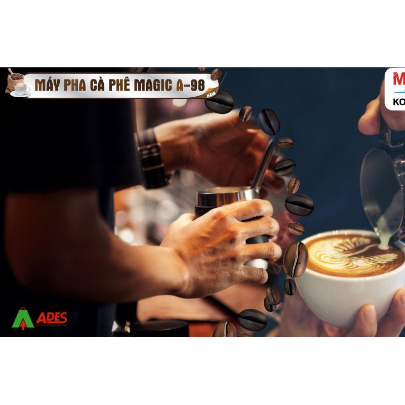 Máy pha cà phê MAGIC KOREA A98 công suất 800w Hàn Quốc bảo hành 12 tháng AN_ANMART