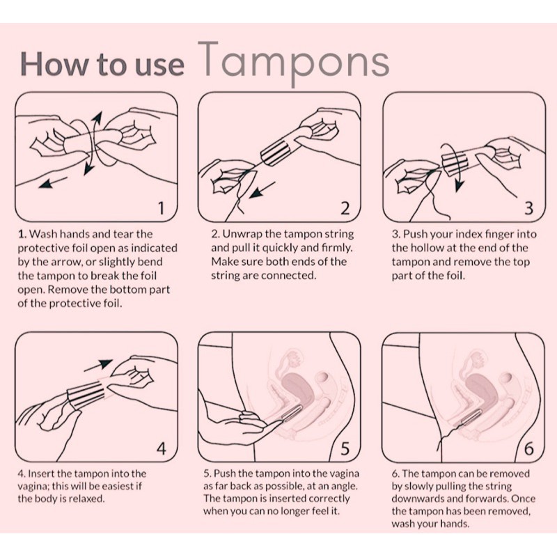 Tampon -Băng vệ sinh dạng nút Tampons Jessa super 4 giọt hộp 56 chiếc - Hàng Đức