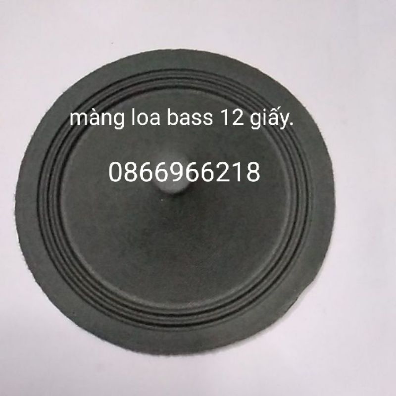 Màng loa bass 12 gân giấy.