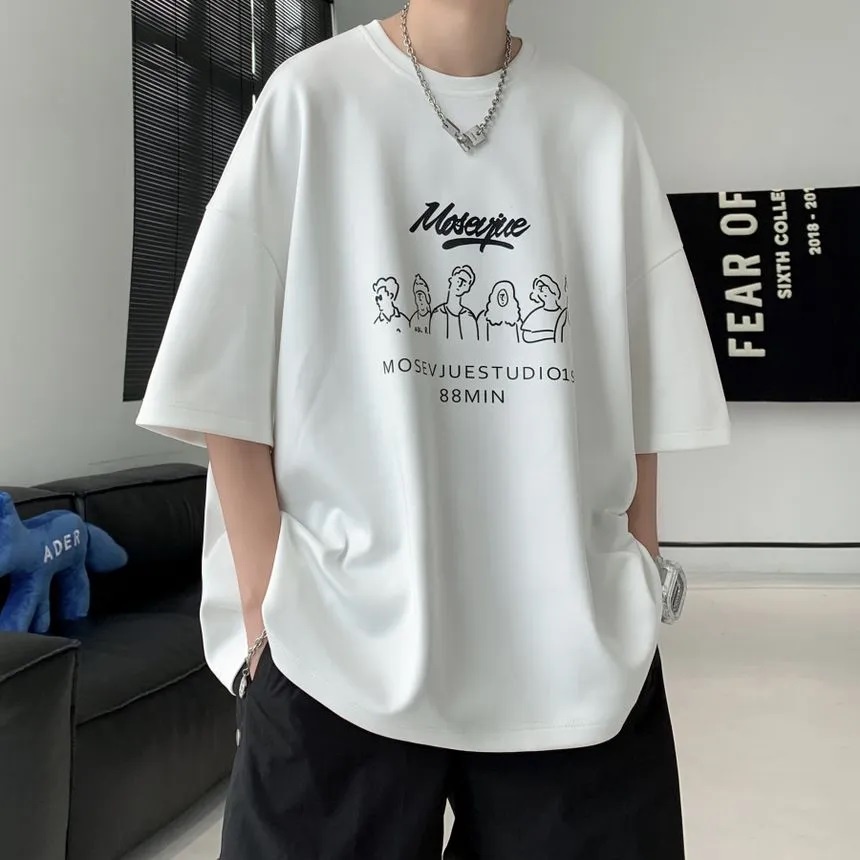 Áo thun tay lỡ form rộng unisex Mosev, Áo thun phông rộng Tiger.86 AFR529