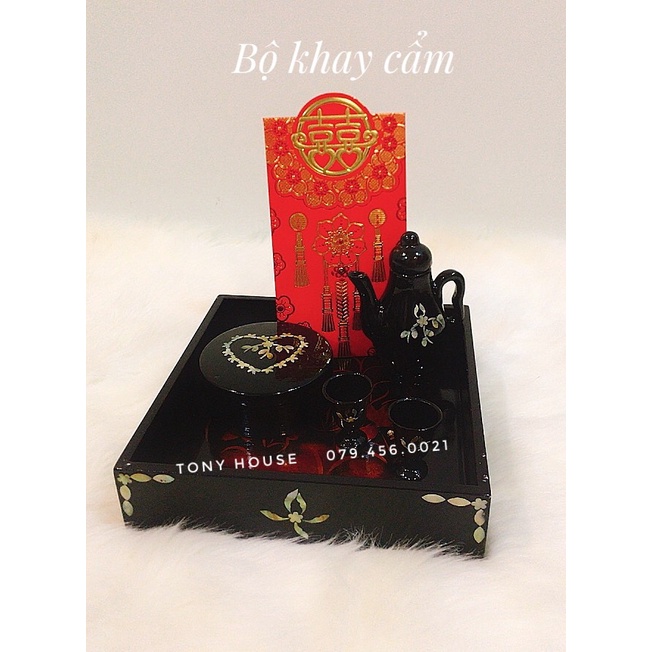 Khay trầu - Mâm quả cưới hỏi - TONY HOUSE