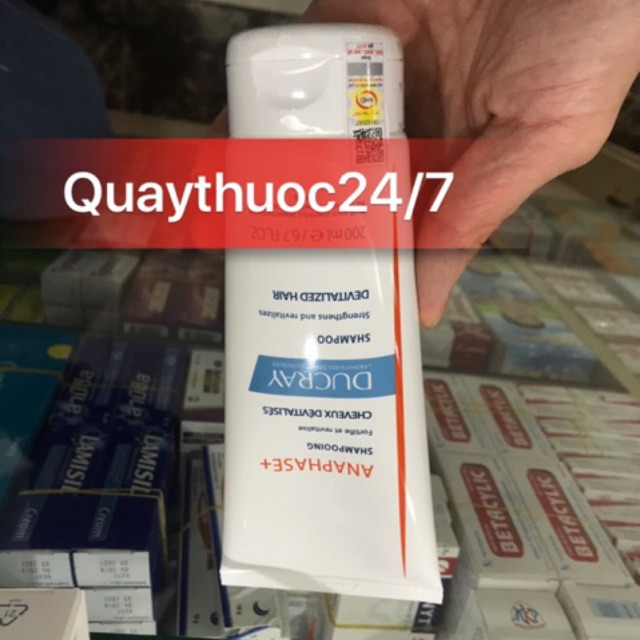 DẦU GỘI TRỊ RỤNG TÓC DUCRAY ANAPHASE(date 3/2021)