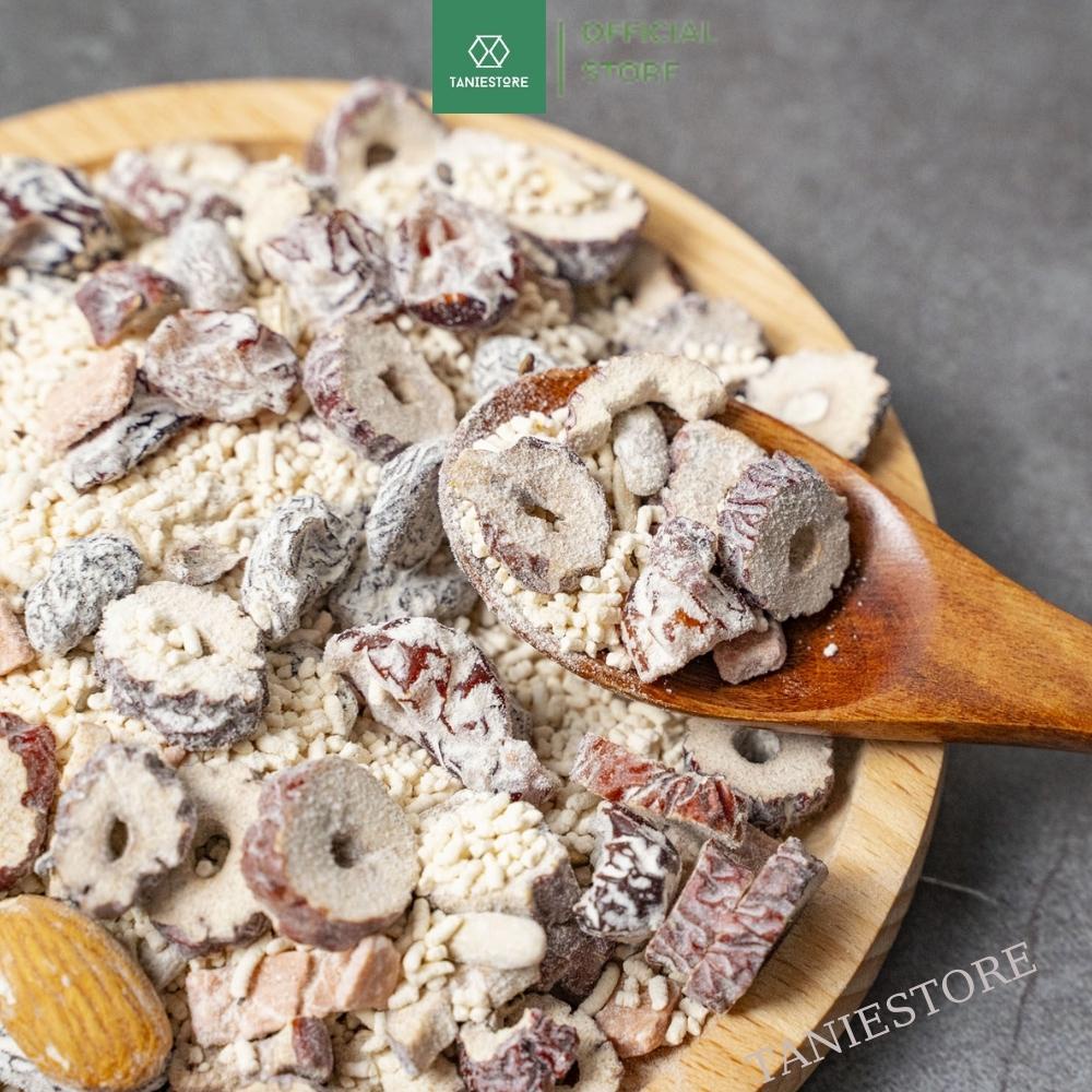 Bột củ sen mix hạt dinh dưỡng Quế Hoa Hạnh Nhân – dưỡng nhan Meizhoushike M3 đẹp da
