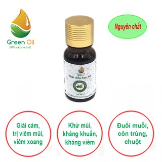Tinh dầu bạc hà nguyên chất xông hương, giải cảm, đuổi côn trùng GreenOil - 10ml