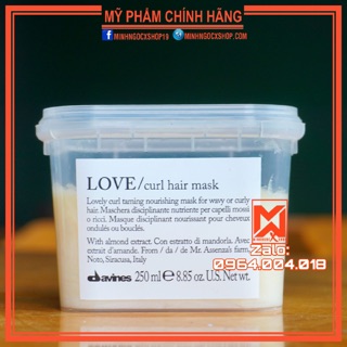 ✅[ DAVINES-CHÍNH HÃNG ] KEM Ủ TÓC DAVINES LOVE CURL HAIR MASK 250ML