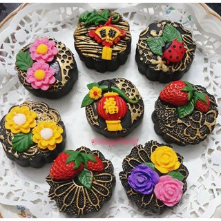 Khuôn Silicon Cá chép chĩnh vàng làm bánh trung thu hiện đại