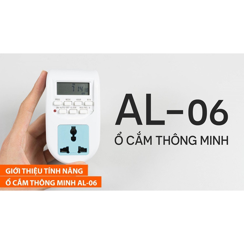 Mua Ổ cắm hẹn giờ điện tử AL-06 220v,công tắc hẹn giờ, timer hẹn giờ tự ...