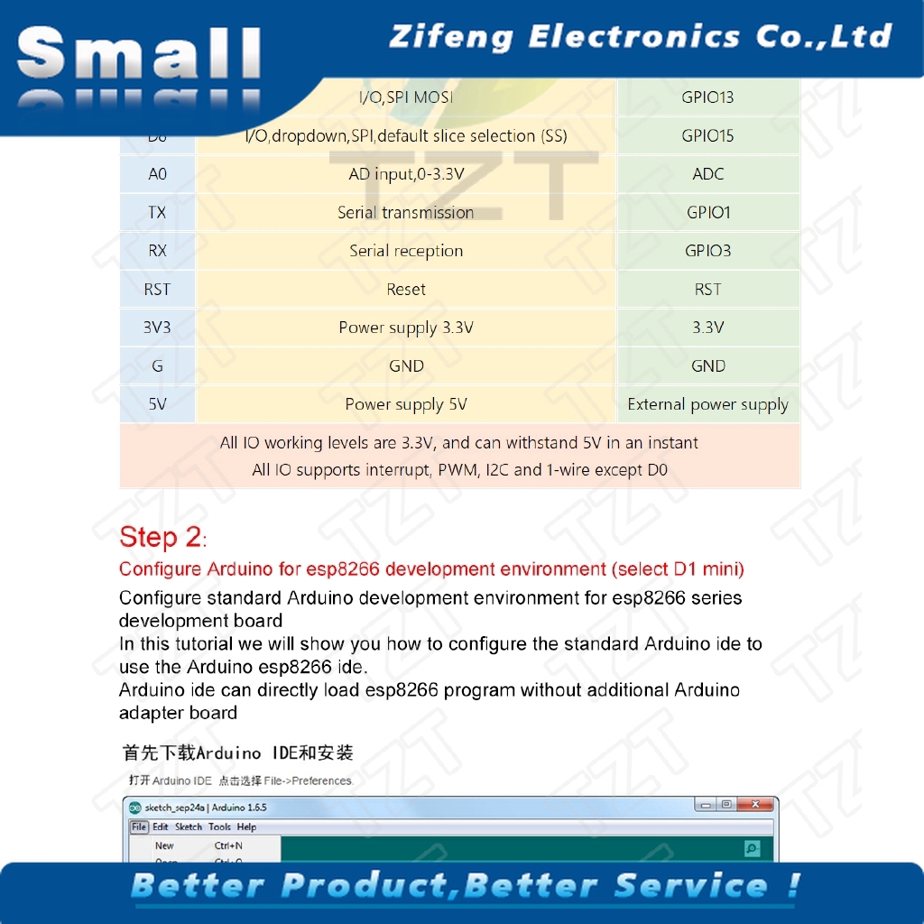 Bảng Mạch Phát Triển Wifi Mini Esp8266 Esp-12 Esp-12F Ch340G Ch340 V2 Usb Wemos D1 Mini Nodemcu Lua Ot 3.3v