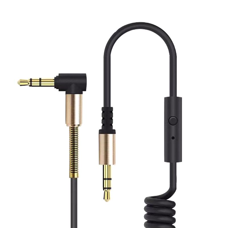 Dây Cáp Âm Thanh Tai Nghe 3.5mm 90 Độ Chất Lượng Cao