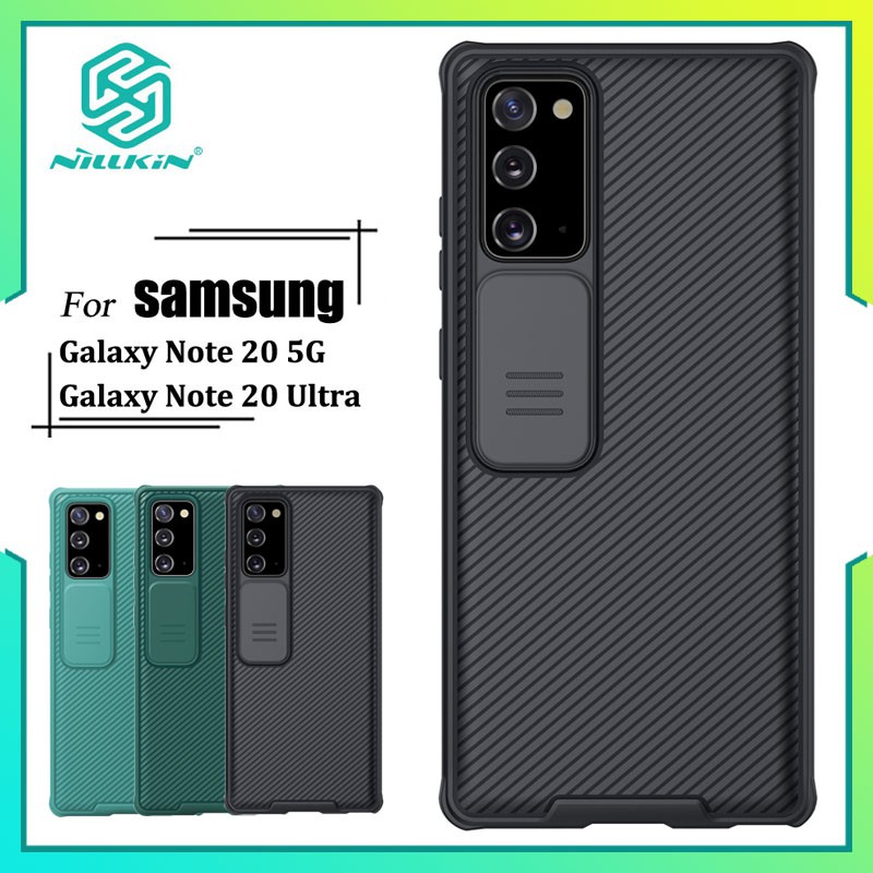 Ốp lưng có thiết kế thanh trượt bảo vệ camera NILLKIN cho Samsung Galaxy Note 20 / Note 20 Ultra / S20 / S20+ Plus / S20 Ultra 5G / A51 A71 | BigBuy360 - bigbuy360.vn