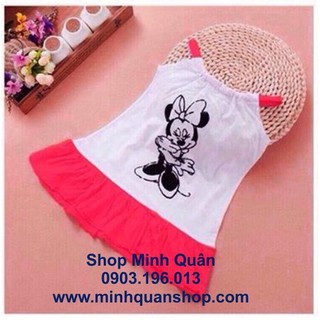Đầm bé gái 2 dây yếm xinh xắn