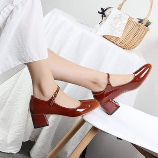 Giày Mary Jane vintage cổ điển [Yannie]