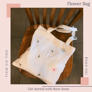 Flower bag - túi hoa phong cách hàn quốc