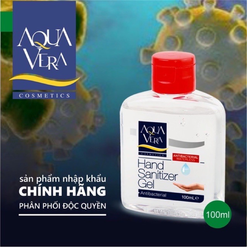 Gel rửa tay diệt khuẩn AQUAVERA 100ml -500ml