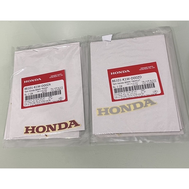 Tem mặt nạ sh 350i Tem Honda 80MM sh 350 honda