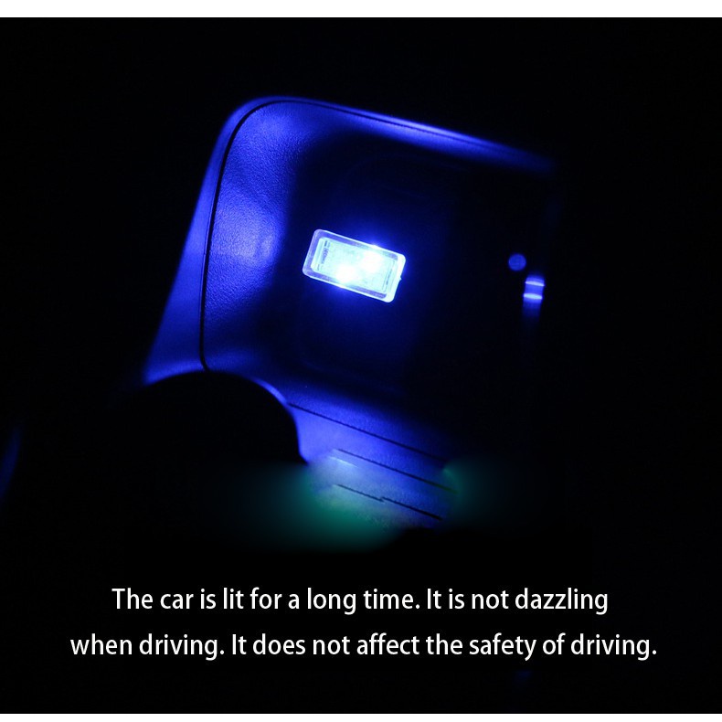 Đèn LED Usb mini Không Dây Trang Trí Nội Thất Xe Hơi