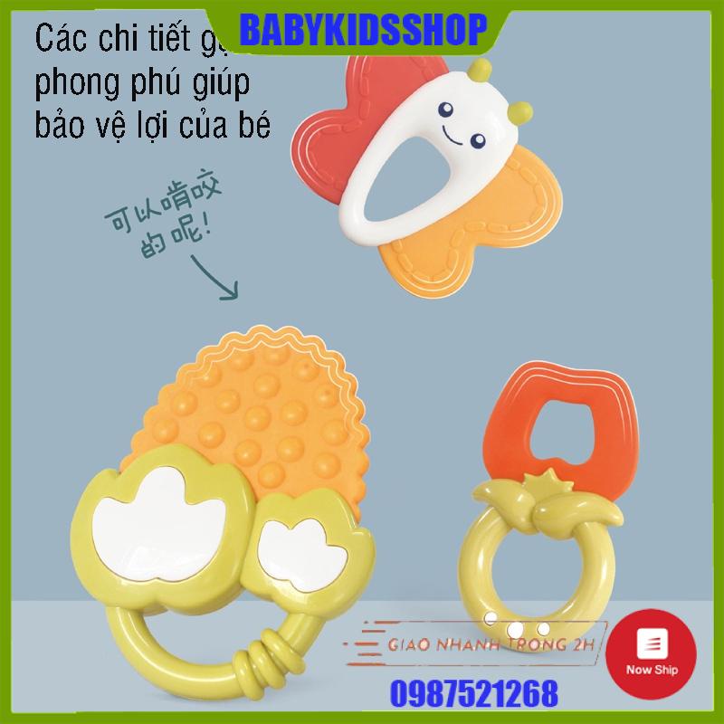 Sét Xúc xắc gặm nướu 8/10/12 chi tiết cho bé được làm từ nhựa ABS cao cấp tiệt trùng ở nhiệt độ cao có hộp đựng rất đẹp