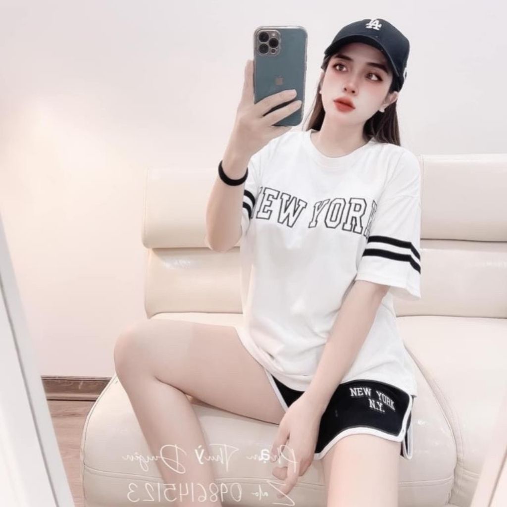 Bộ Cộc Cotton Nữ Thời Trang, Set Đồ Mặc Nhà FreeSize