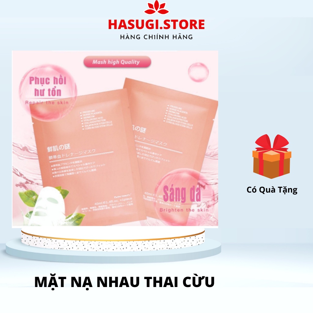 Mặt Nạ Nhau Thai Cừu, Mặt Nạ Phục Hồi Da Nhật Bản Rwine Beauty