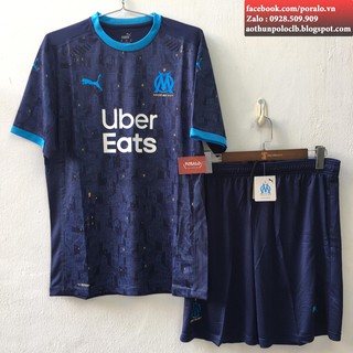ÁO ĐẤU OLYMPIQUE MARSEILLE SÂN KHÁCH 2020/21 - MÃ SP : AD_MAR2021_AWAY_SF