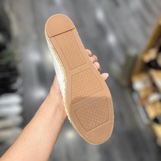 [JOIEHOME] Giày slip on da thật, đế cói