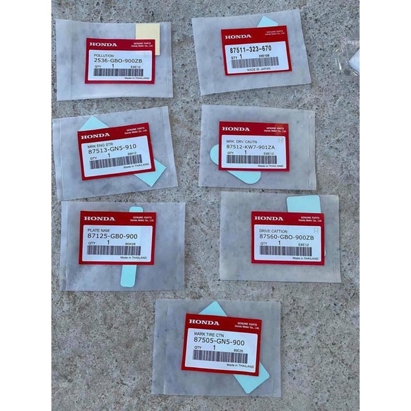 Tem thông số Dream Thái vip