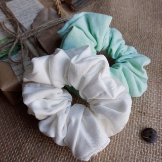 Scrunchies Linen cột tóc vải cuteee