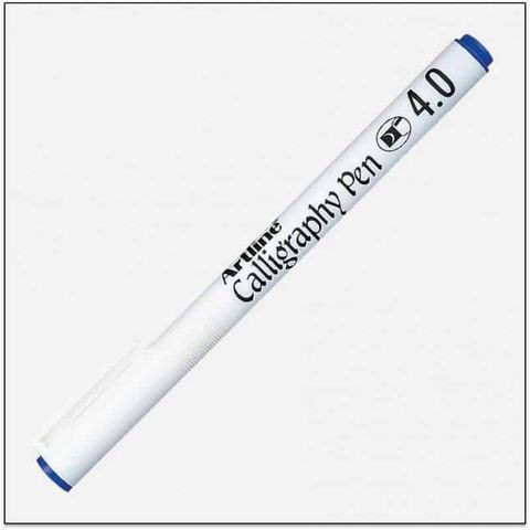 Bút viết thư pháp Artline Calligraphy EK-244 - 4.0mm - Màu xanh dương (Blue)