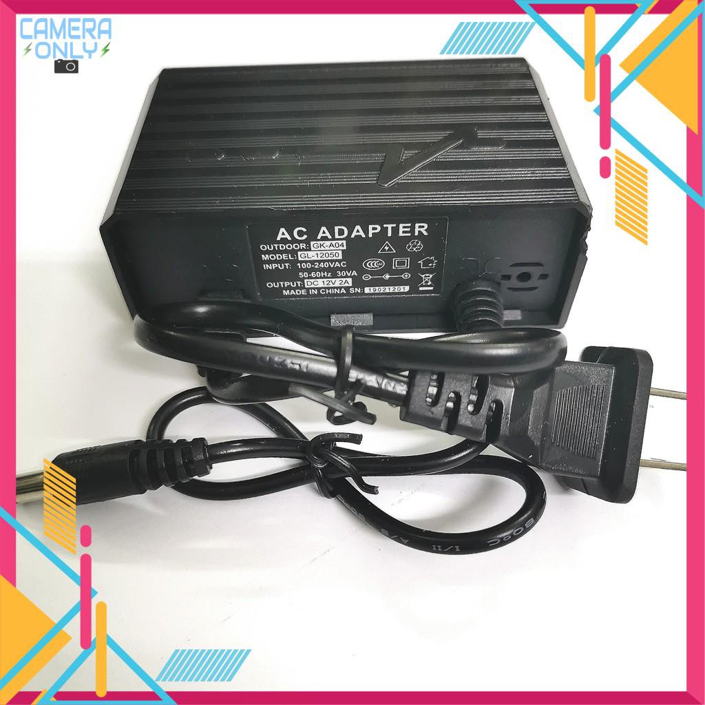 Nguồn rời chống nước 12v-2a, nguồn camera 12v-2a, adapter camera ngoài trời, nguồn tai treo loại tốt