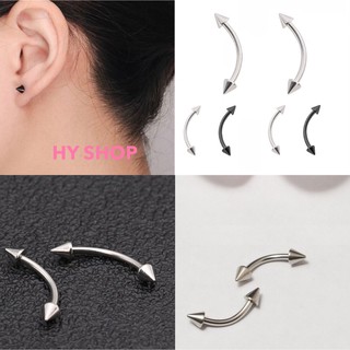 khuyên titan mũi tên 2 đầu thép y tế không dị ứng