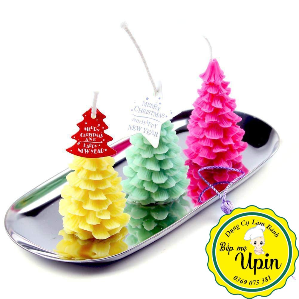 [KHUÔN 4D SALE] cây thông Noel, Khuôn nến tiệc giáng sinh, Khuôn silicone trang trí bánh Khuôn sô cô la.