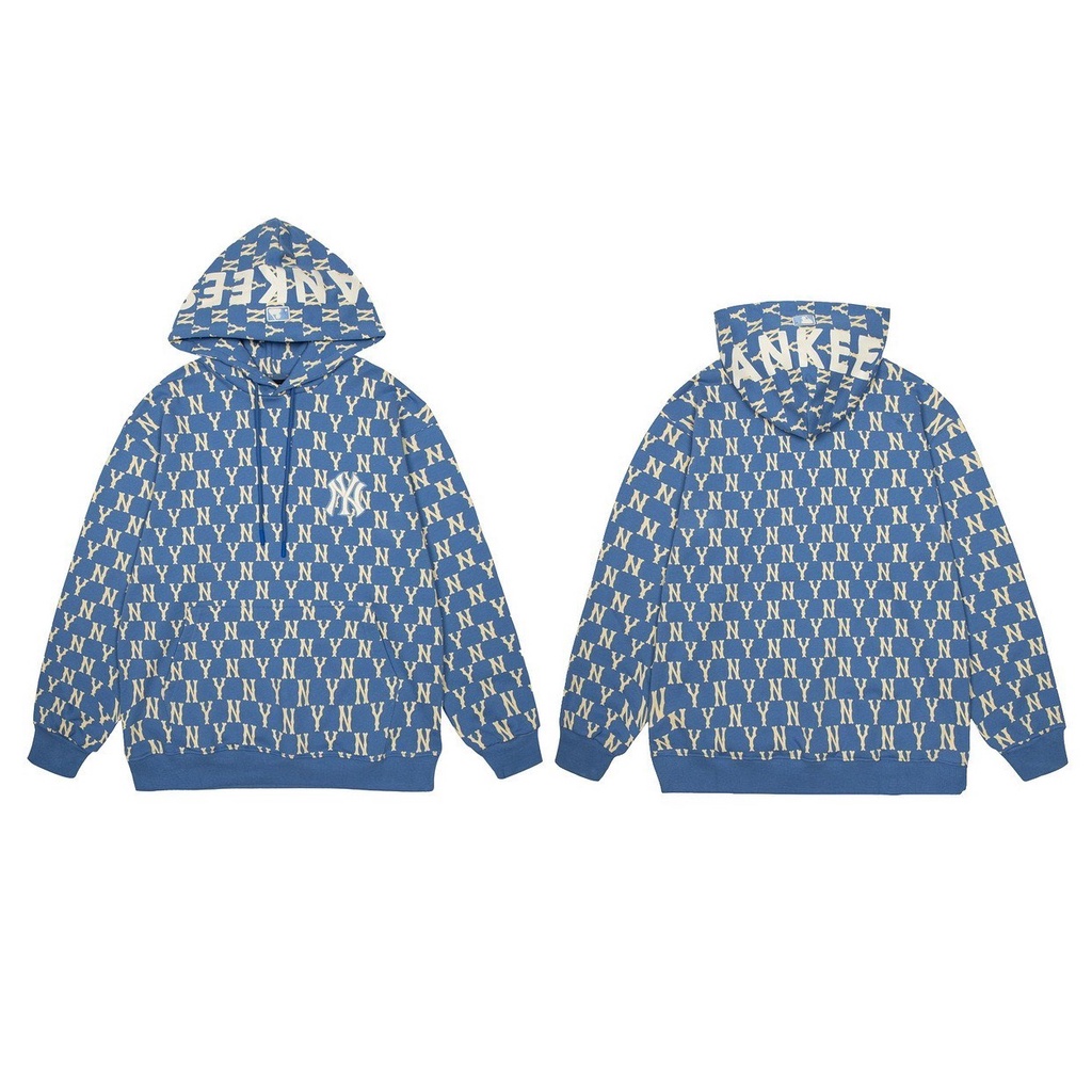 [LikeAuth] Áo Hoodie N.Y M.L.B, Áo Hoodie NY logo full áo, 3 màu Hồng, Xanh dương, Đen BapeVN