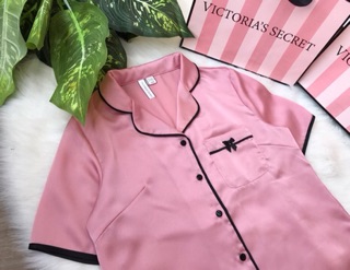 Bộ lụa mặc nhà tay ngắn quần dài
