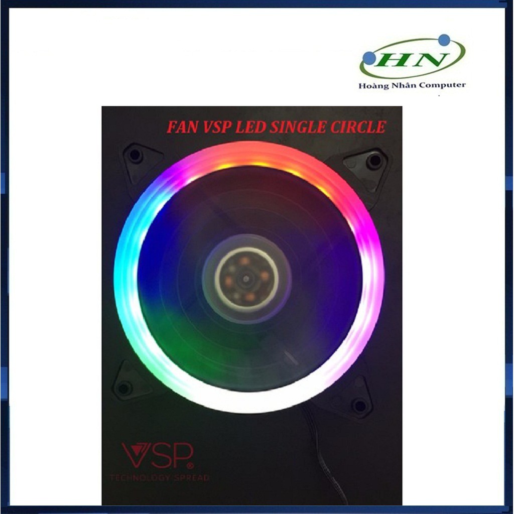 FAN CASE VSP 12CM LED SINGLE CIRCLE