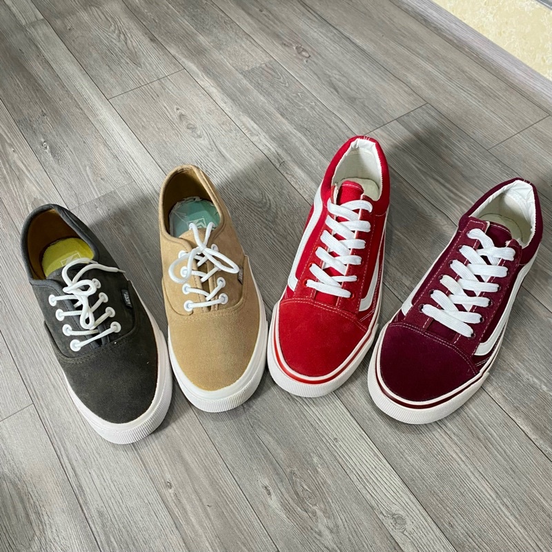 Giày thể thao nam nữ 𝐕𝐀𝐍𝐒  OLD SKOOL mũi giày da nỉ, nam nữ 36-45