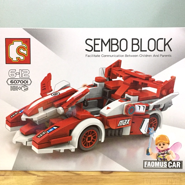 Bộ đồ chơi lắp ráp xe đua tốc độ Sembo