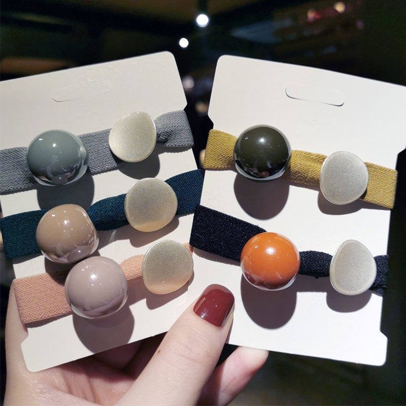 Dây cột tóc màu kẹo ngọt phong cách Hàn Quốc đáng yêu cho nữ B851