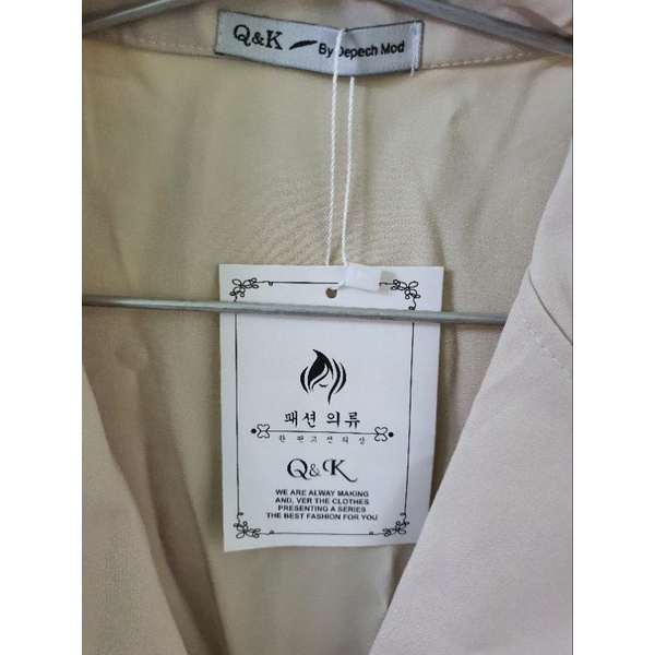 Áo khoác blazer Q&K By Depech Mod